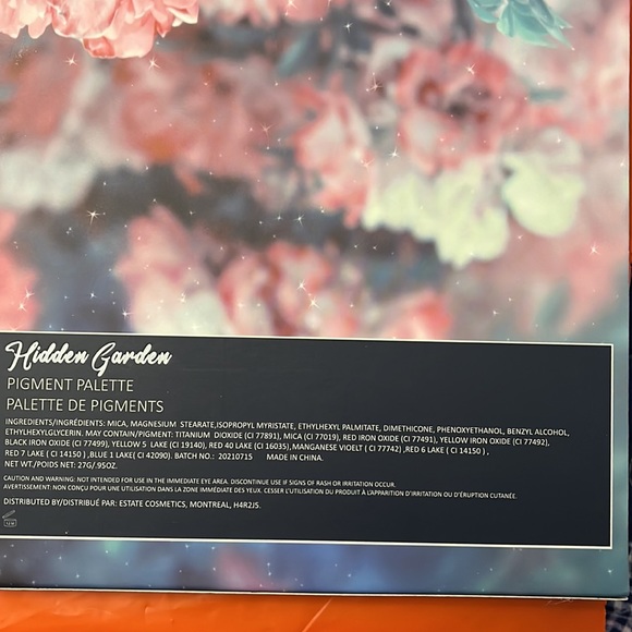 Estate HIDDEN GARDEN Eyeshadow Palette NEW NWT - Picture 3 of 4